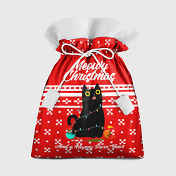 Мешок для подарков MEOW CHRISTMAS, цвет: 3D-принт