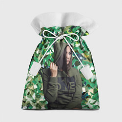 Мешок для подарков Olga Buzova - camouflage, цвет: 3D-принт