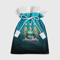 Мешок для подарков Manchester City Teal Themme, цвет: 3D-принт