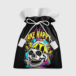 Мешок для подарков Fake Happy Фальшивое счастье, цвет: 3D-принт