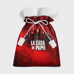 Подарочный мешок БУМАЖНЫЙ ДОМ - LA CASA DE PAPEL - BELLA CIAO