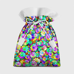 Мешок для подарков Rainbow flowers, цвет: 3D-принт