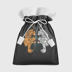 Мешок для подарков Два тигра, цвет: 3D-принт