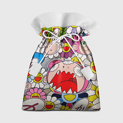 Мешок для подарков Takashi Murakami кричащий арт, цвет: 3D-принт