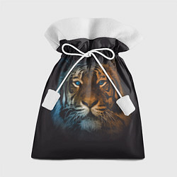 Подарочный мешок Тигр с голубыми глазами