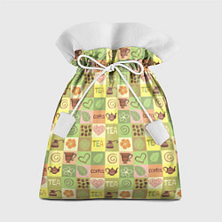Мешок для подарков Чай и Кофе, цвет: 3D-принт