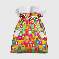 Мешок для подарков Напитки, цвет: 3D-принт