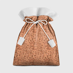 Мешок для подарков Жирафы на фоне пятен, цвет: 3D-принт