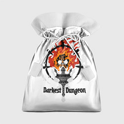Мешок для подарков Darkest Dungeon: skull logo, цвет: 3D-принт