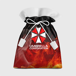 Мешок для подарков Umbrella Corporation пламя, цвет: 3D-принт