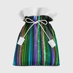 Мешок для подарков Свет неоновой радуги, цвет: 3D-принт
