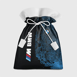 Мешок для подарков BMW M Series Синий Гранж, цвет: 3D-принт