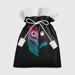 Подарочный мешок Ночная сова Градиент