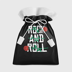 Мешок для подарков ROCK AND ROLL розы, цвет: 3D-принт