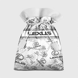Мешок для подарков LEXUS BIG EMBLEMA PATTERN, цвет: 3D-принт
