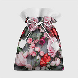 Мешок для подарков Цветочное полотно, цвет: 3D-принт