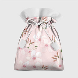 Мешок для подарков Розовые цветы весны, цвет: 3D-принт