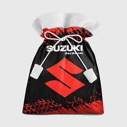 Мешок для подарков СУЗУКИ Pro Racing Следы Шин, цвет: 3D-принт