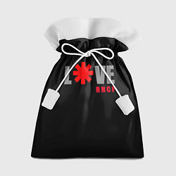 Мешок для подарков Love RHCP Red Hot Chili Peppers, цвет: 3D-принт