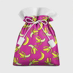 Мешок для подарков Banana pattern Summer Color, цвет: 3D-принт