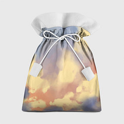 Мешок для подарков Облачное небо на закате, цвет: 3D-принт