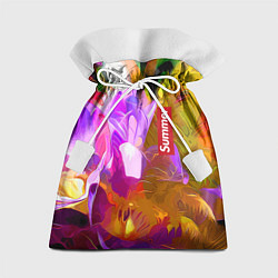 Подарочный мешок Красочный цветочный узор Лето Colorful Floral Patt