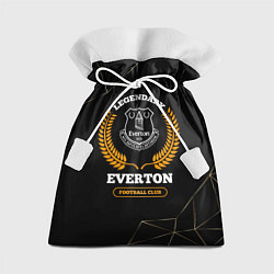 Подарочный мешок Лого Everton и надпись Legendary Football Club на