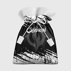 Мешок для подарков Chaoseum Logo Grunge, цвет: 3D-принт