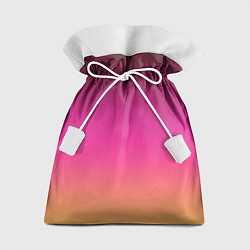 Подарочный мешок Оранжево-пурпурный градиент