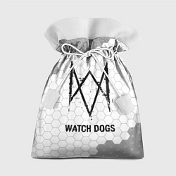 Мешок для подарков Watch Dogs Glitch на темном фоне FS, цвет: 3D-принт