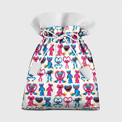 Мешок для подарков POPPY PLAYTIME HAGGY WAGGY AND KISSY MISSY PATTERN, цвет: 3D-принт