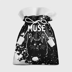 Подарочный мешок Группа Muse и Рок Кот