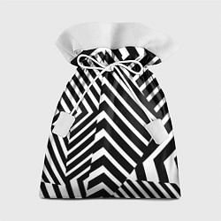 Подарочный мешок Минималистический геометрический паттерн
