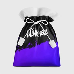 Мешок для подарков Blink 182 Purple Grunge, цвет: 3D-принт