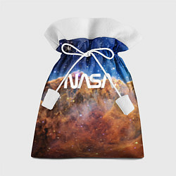 Мешок для подарков Лого NASA и Туманность Киля, цвет: 3D-принт