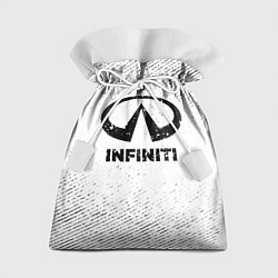 Подарочный мешок Infiniti с потертостями на светлом фоне