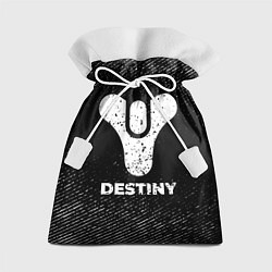 Подарочный мешок Destiny с потертостями на темном фоне