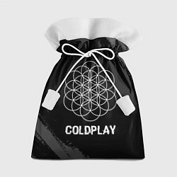 Подарочный мешок Coldplay Glitch на темном фоне