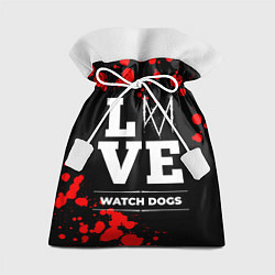 Мешок для подарков Watch Dogs Love Классика, цвет: 3D-принт