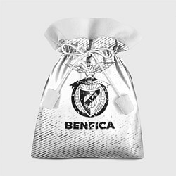 Мешок для подарков Benfica с потертостями на светлом фоне, цвет: 3D-принт