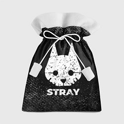 Подарочный мешок Stray с потертостями на темном фоне