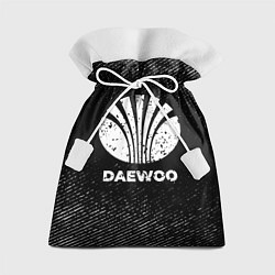 Мешок для подарков Daewoo с потертостями на темном фоне, цвет: 3D-принт
