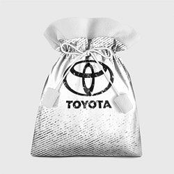 Подарочный мешок Toyota с потертостями на светлом фоне