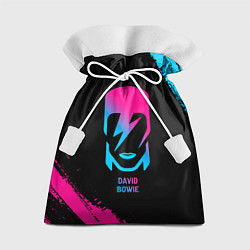 Подарочный мешок David Bowie - neon gradient