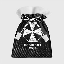 Подарочный мешок Resident Evil с потертостями на темном фоне