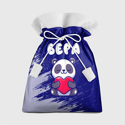 Мешок для подарков Вера панда с сердечком, цвет: 3D-принт