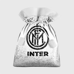 Подарочный мешок Inter с потертостями на светлом фоне