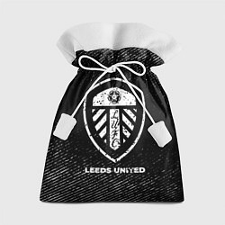 Подарочный мешок Leeds United с потертостями на темном фоне