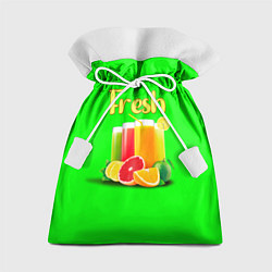 Подарочный мешок Фруктовые соки Fresh