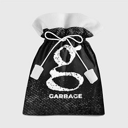 Подарочный мешок Garbage с потертостями на темном фоне